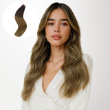 Chocolate Dip Color Melt (1D/2C/4E) Tape-Ins 50g _100% Remy Human Hair.