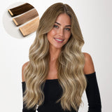 Extensiones de cabello con cinta adhesiva