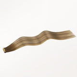  Ash Beige Blonde Blend (T12A/18H/P18H) Tape-Ins 50g-100% Remy Human Hair.