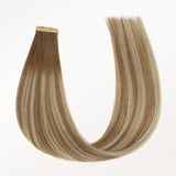 Mocha Ash Blonde Highlights (8E/61/8E) Tape-Ins 50g