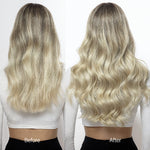 Platinum Blonde Balayage (17/22/60) Tape-Ins 50g _100% Remy Human Hair.