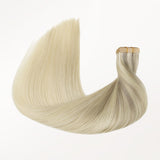 Platinum Blonde Balayage (17/22/60) Tape-Ins 50g – 100% Remy Human Hair by GOO GOO Hair.