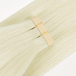 Bleach Blonde (613) Tape-Ins 50g – 100% Remy Human Hair by GOO GOO Hair.
