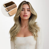 Extensiones de cabello con cinta adhesiva