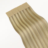 SCHMUTZIGE BLONDE STRÄHNEN (18D/22F) TAPE IN