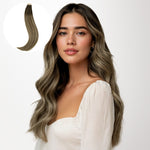 Honey Blonde Balayage (4/26/4) Tape-Ins 50g – 100% Remy Human Hair by GOO GOO Hair.