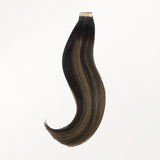 NATÜRLICHES SCHWARZES BALAYAGE (1B/6/1B) TAPE IN