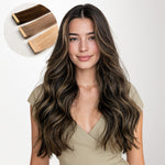 Natural Black Balayage (1B/6/1B) Tape-Ins 50g_100% Remy Human Hair extensions and accessories.