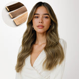 Extensiones de cabello con cinta adhesiva