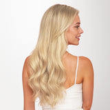 Pearl Ash Blonde Highlights (18AT60A) Tape-Ins 50g – 100% Remy Human Hair by GOO GOO Hair.