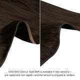 Jet Black (1) Thick Genius Tape Weft Hair Extensions 100-120g