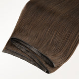 Chocolate Brown (4A) Thick Genius Tape Weft Hair Extensions 100-120g