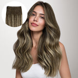 BALAYAGE RUBIO MIEL (4/26/4) Extensiones de cabello con trama cosida