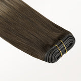 BALAYAGE RUBIO MIEL (4/26/4) Extensiones de cabello con trama cosida