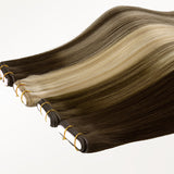 BALAYAGE RUBIO MIEL (4/26/4) Extensiones de cabello con trama cosida