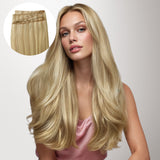 BALAYAGE RUBIO MIEL (4/26/4) Extensiones de cabello con trama cosida