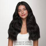 Jet Black (1) Thick Genius Tape Weft Hair Extensions 100-120g