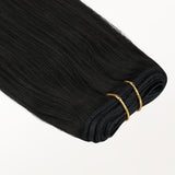 Jet Black (1) Thick Genius Tape Weft Hair Extensions 100-120g