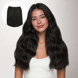 Jet Black (1) Thick Genius Tape Weft Hair Extensions 100-120g_100% Remy Human Hair.