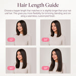  Dark Brown (2) Topper-100% Remy Human Hair.