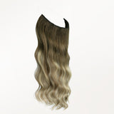 Bleach Blonde Balayage (3/8/613) Wire Hair Extensions (70g-110g)