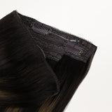 DUNKELBRAUN BALAYAGE (2/6/2) PRO &amp; DRAHTHAARVERLÄNGERUNG