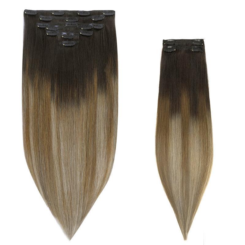 Dirty Blonde Omber (2/6/18) Classic Clip-Ins (150g-170g) – 100% Remy Human Hair by GOO GOO Hair.