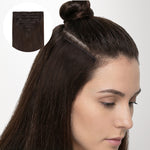 Light Brown (2A) Invisi Edge Seamless Clip-Ins (140g-160g)-100% Remy Human Hair.