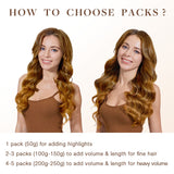 Tape in Hair Extensions-Dark Color