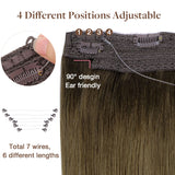 BALAYAGE RUBIO DECOLORADO (3/8/613) EXTENSIONES DE CABELLO PRO Y DE ALAMBRE