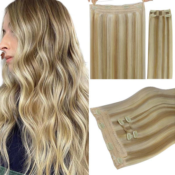 LIGHT BLONDE HIGHLIGHTS (16/22) PRO WIRE HAIR EXTENSION