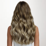 BALAYAGE RUBIO CARAMELO (4/27/4) Extensiones de cabello con punta en I