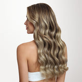BALAYAGE RUBIO CARAMELO (4/27/4) Extensiones de cabello con punta en I