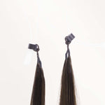 Honey Blonde Balayage (4/26/4) Double Strands Feather Tip 68g-100% Remy Human Hair.