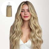 BALAYAGE RUBIO CARAMELO (4/27/4) Extensiones de cabello con punta en I