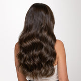 Chocolate Brown (4A) Feather Weft Hair Extension (50g-60g)-100% Remy Human Hair.