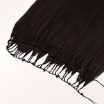 Dark Brown (2) Feather Weft Hair Extension (50g-60g)-100% Remy Human Hair.