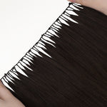 Dark Brown (2) Feather Weft Hair Extension (50g-60g)-100% Remy Human Hair.