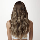Honey Blonde Balayage (4/26/4) Feather Weft Hair Extension (50g-60g)-100% Remy Human Hair.