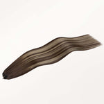 Honey Blonde Balayage (4/26/4) Feather Weft Hair Extension (50g-60g)-100% Remy Human Hair.