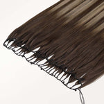 Honey Blonde Balayage (4/26/4) Feather Weft Hair Extension (50g-60g)-100% Remy Human Hair.