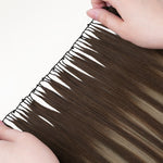 Honey Blonde Balayage (4/26/4) Feather Weft Hair Extension (50g-60g)-100% Remy Human Hair.