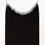 Jet Black (1) Feather Weft Hair Extension (50g-60g)-100% Remy Human Hair.