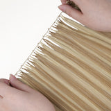 Light Blonde Highlights (16/22A) Feather Weft Hair Extension (50g-120g)