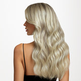 Ash Blonde Highlights (17A/60A) Thick Sew-In Weft Hair Extensions (120g-160g)
