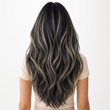 NEGRO AZABACHE (1)Extensiones de cabello de trama cosida