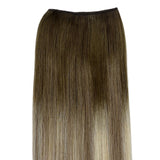 JET BLACK (1) Haarverlängerungen zum Einnähen