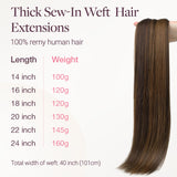 NEGRO AZABACHE (1)Extensiones de cabello de trama cosida