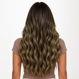 NEGRO AZABACHE (1)Extensiones de cabello de trama cosida