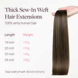 NEGRO AZABACHE (1)Extensiones de cabello de trama cosida